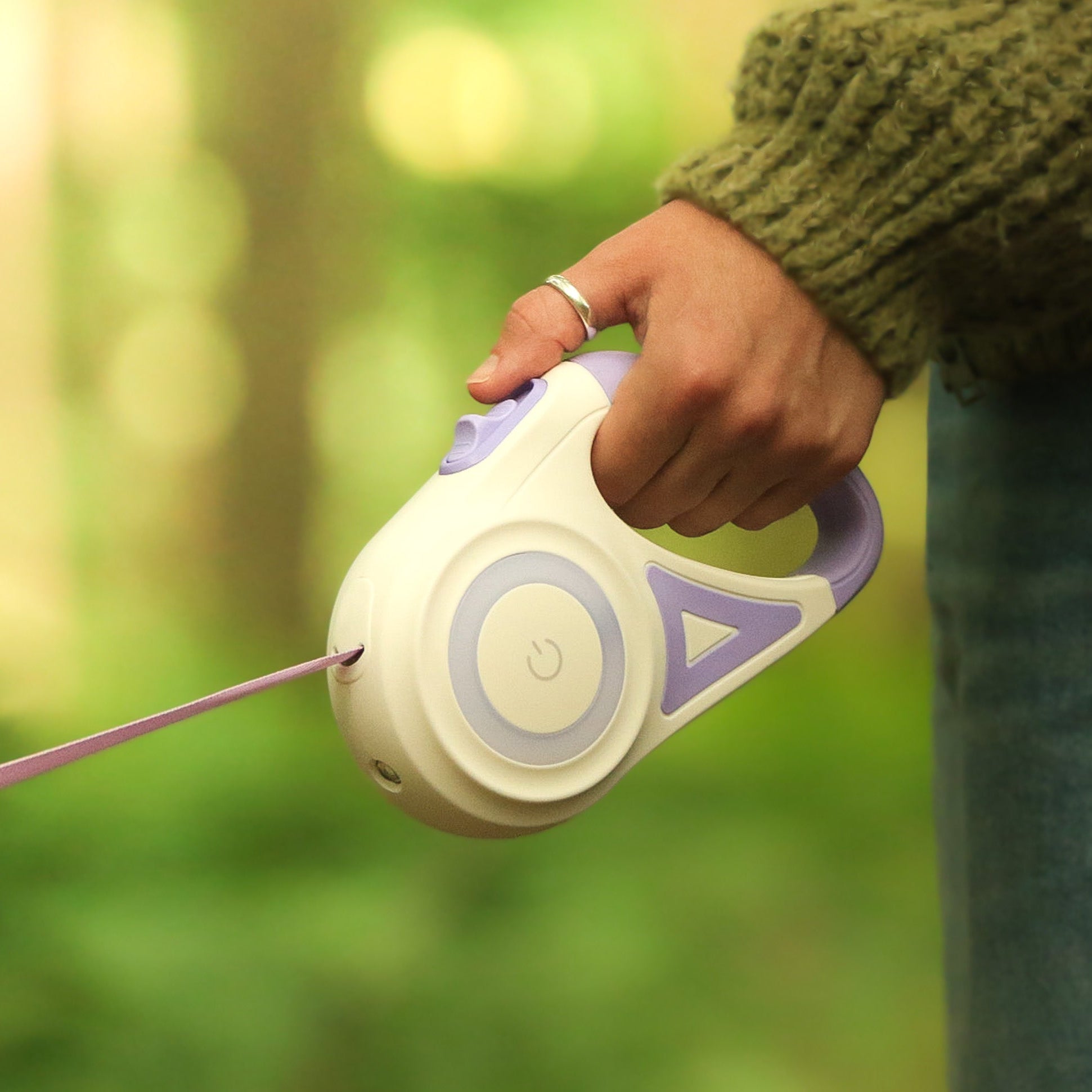 LED Retractable Dog Leash